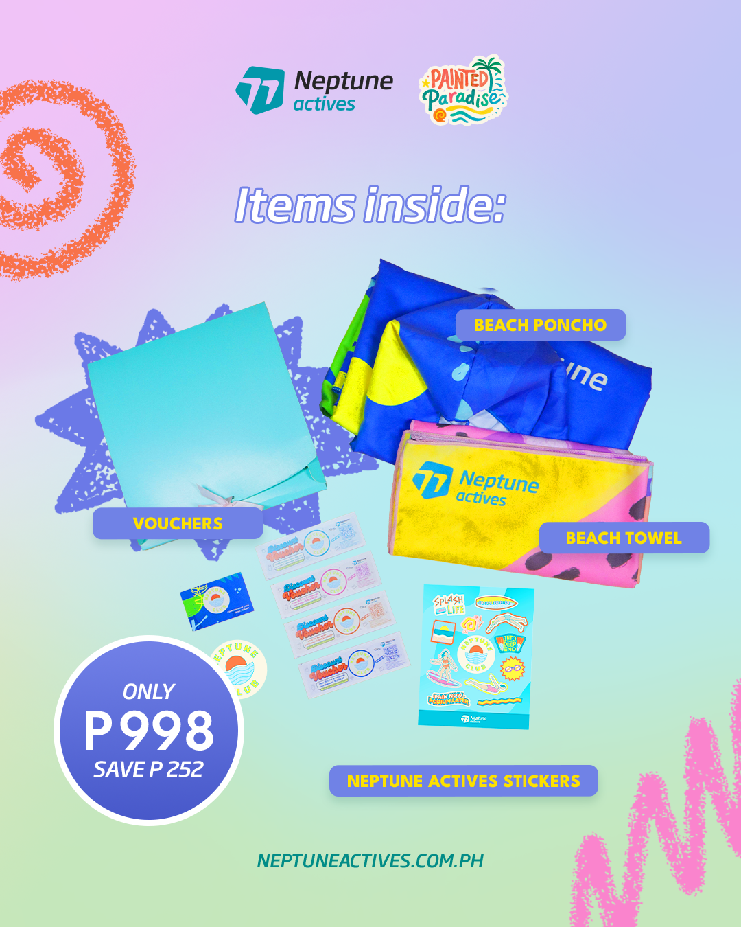 Sonic Reef - Neptune Club Merch Kit