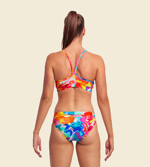 Messy Monet - Funkita Sports Swim Bikini Top and Brief