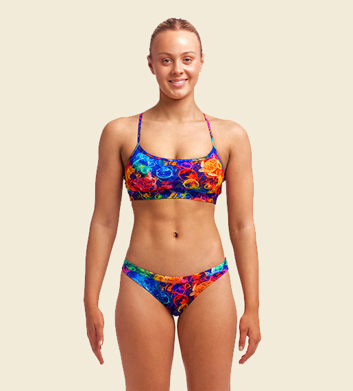 Ocean Galaxy - Funkita Swim Bikini Crop Top