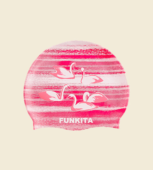 Swan Lake - Funkita Silicone Swim Cap