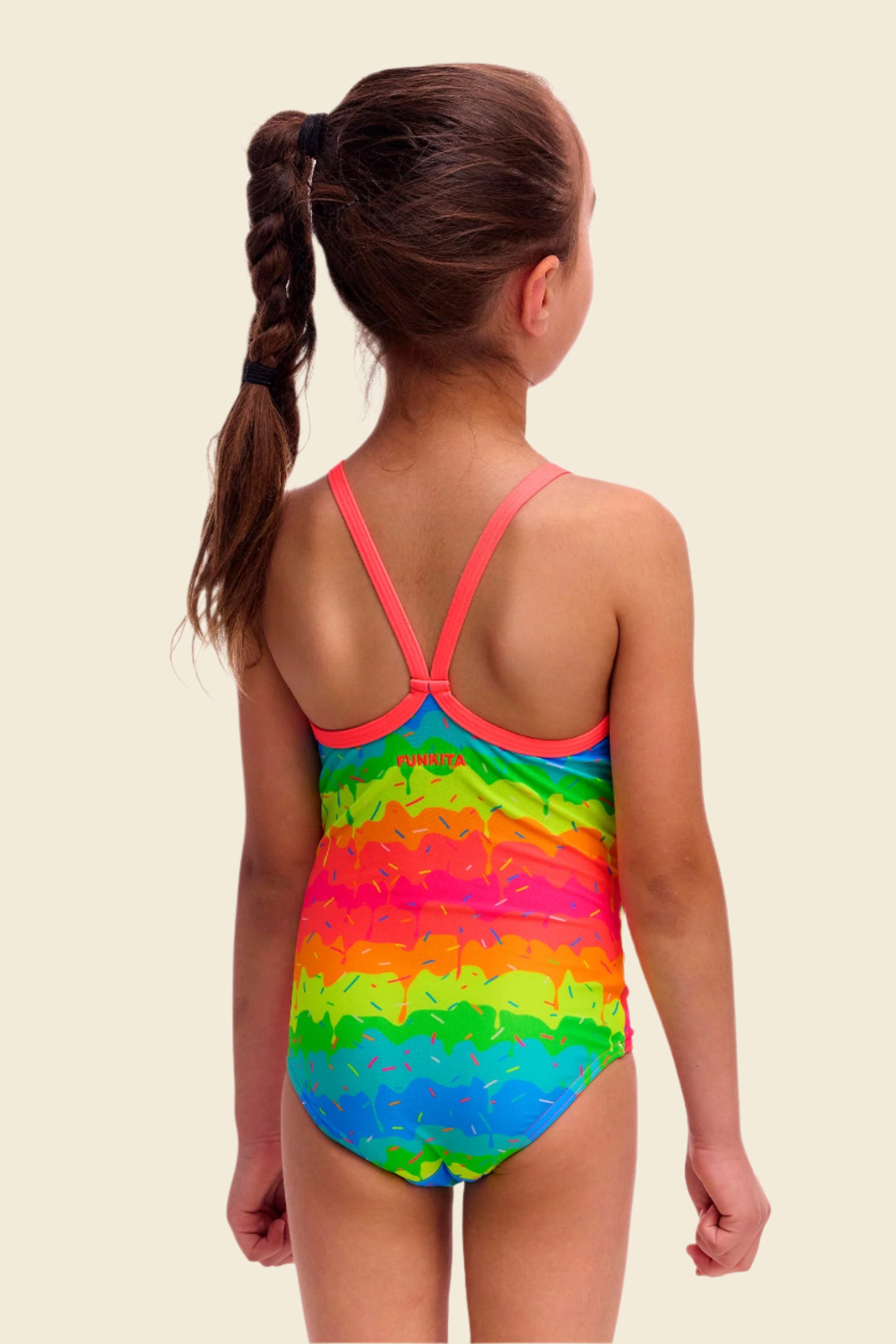 Melting Mayhem - Funkita Toddler Girls' Printed One Piece