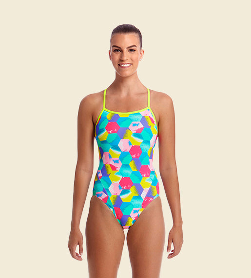 Hexy Back - Funkita Single Strap One Piece