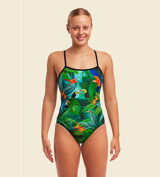 Lost Forest - Funkita Single Strap One Piece