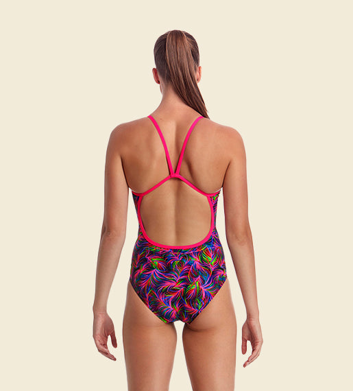 Shaded Palms - Funkita Single Strap One Piece
