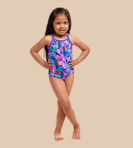 Birds Gone Wild - Funkita Toddler Girls' Printed One Piece