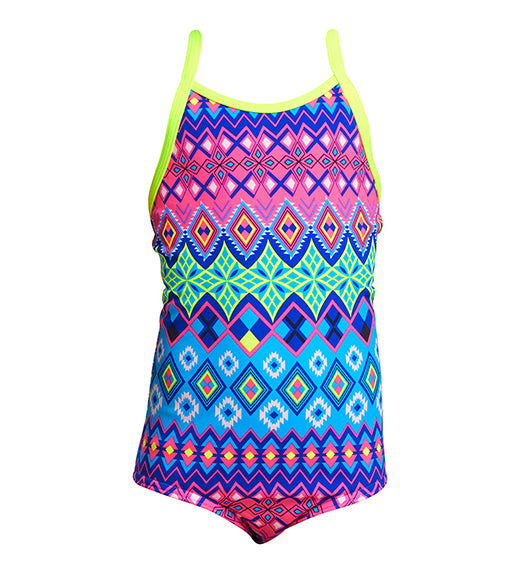 Kris Kringle - Funkita Toddler Girls' Printed One Piece