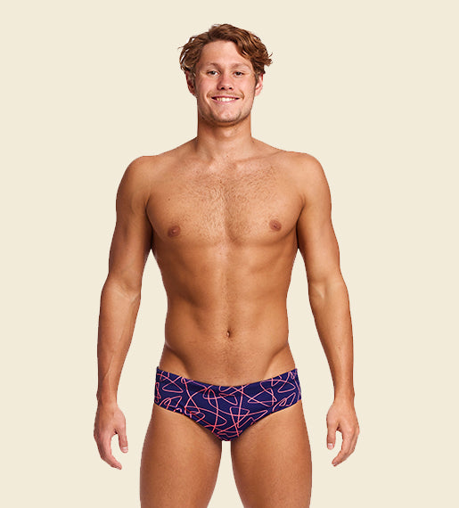 Serial Texter - Funky Trunks Classic Swim Brief