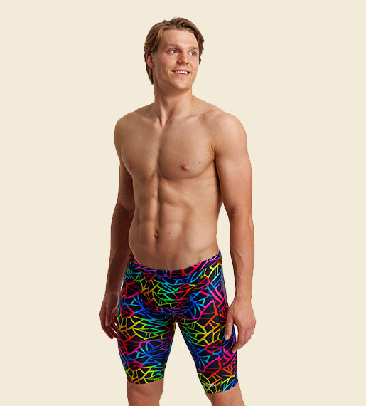 Rainbow Web - Funky Trunks Training Jammers