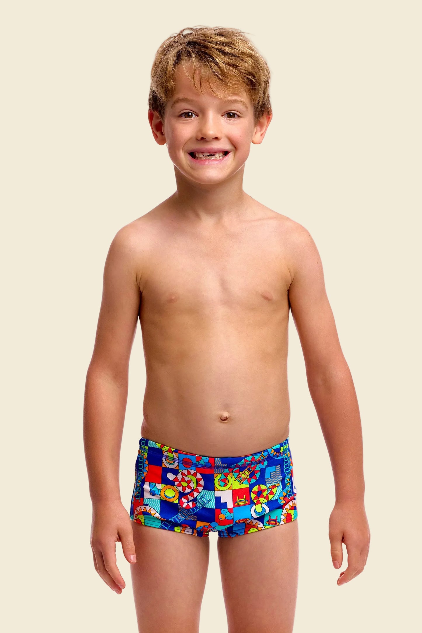 Bored Games - Funky Trunks Toddler Boys' Printed Trunks