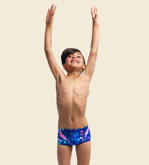 Cyber City - Funky Trunks Toddler Boys' Printed Trunks
