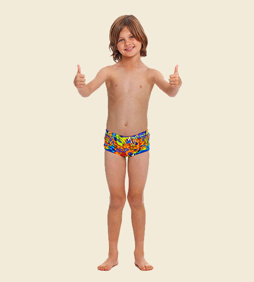 Mixed Mess - Funky Trunks Toddler Boys' Printed Trunks