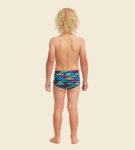 Car Stacker - Funky Trunks Toddler Boys' Printed Trunks