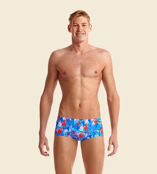 Flaming Vegas - Funky Trunks Classic Swim Trunks