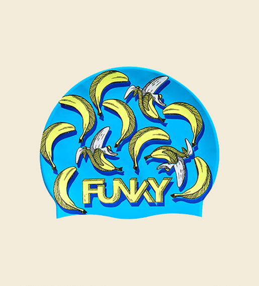 B1 - Funky Silicone Swim Cap