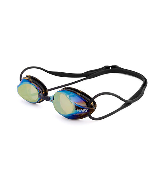 Cracked Gold - Funky Mirrored Training Machine Goggles