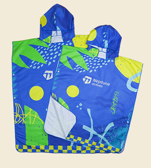 Sonic Reef - Neptune Actives Kids' Poncho