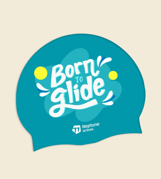Born To GLIDE - Neptune Silicone Swim Cap