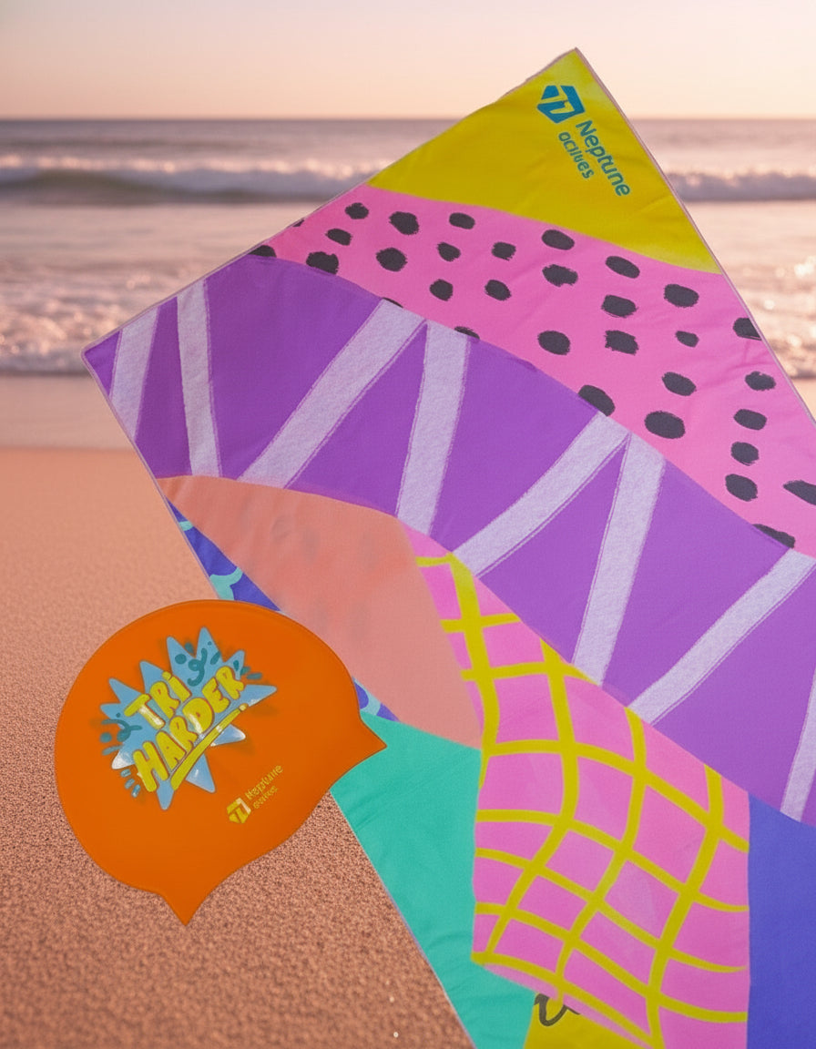 Tri Harder + Wave + Towel (Candy Tide)