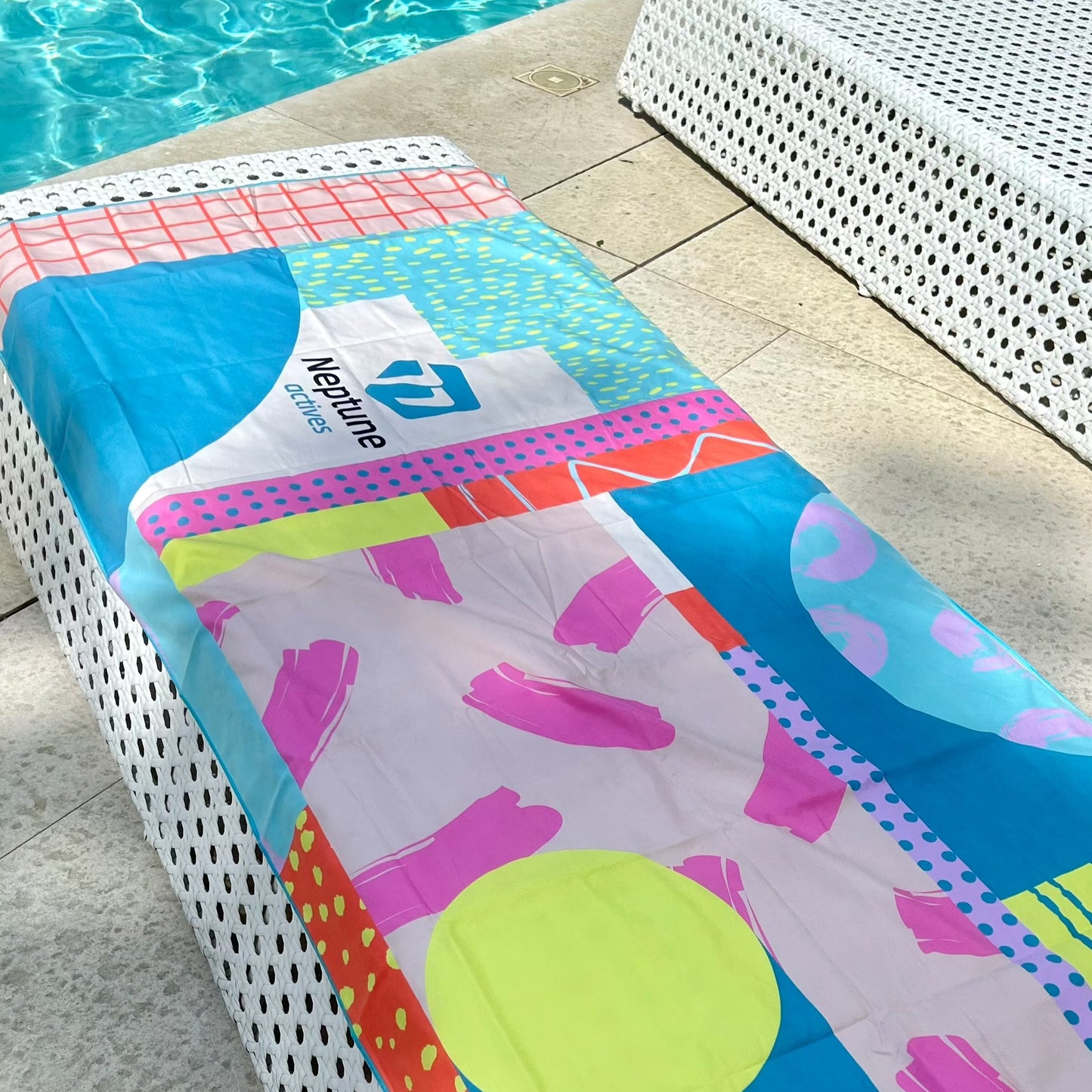 Splash Into Life - Neptune Actives Beach Towel