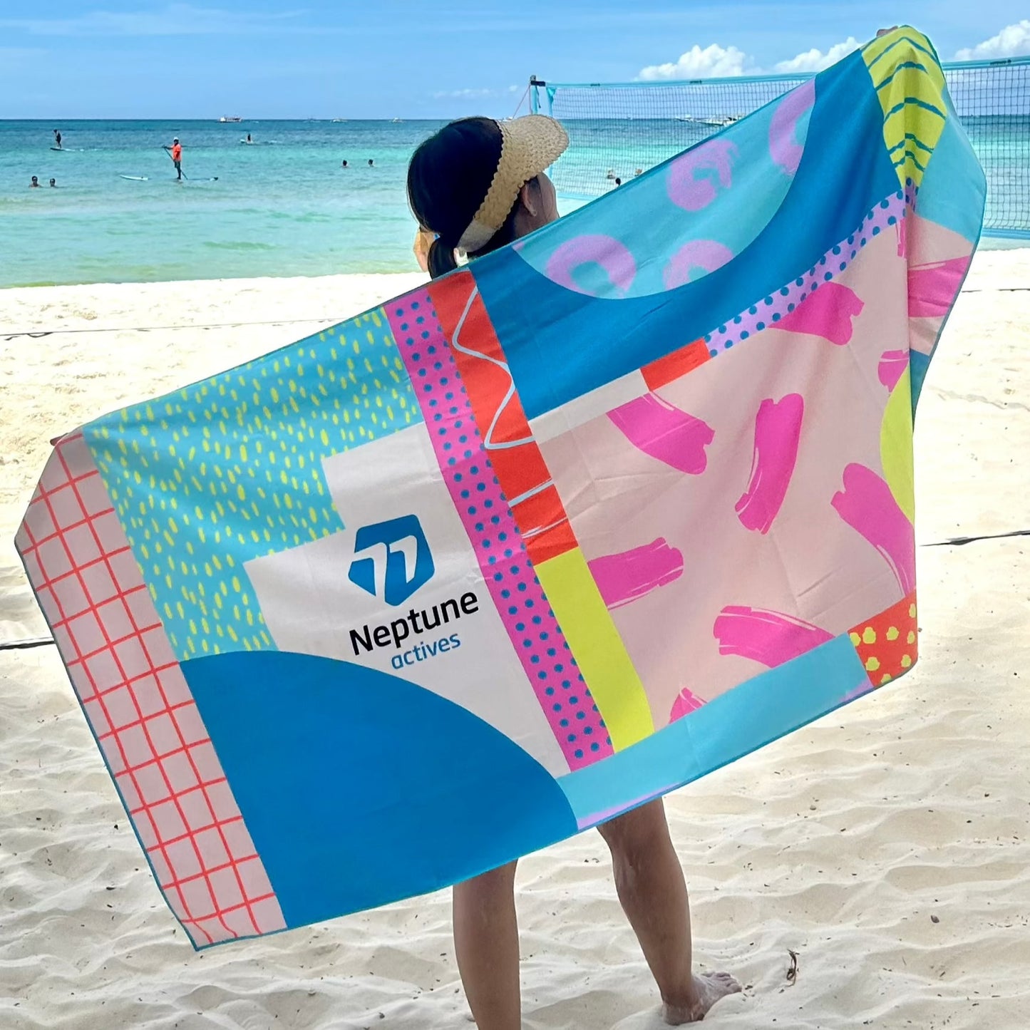 Splash Into Life - Neptune Actives Beach Towel