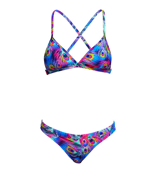 Peacock Paradise - Funkita Swim Hipster Brief