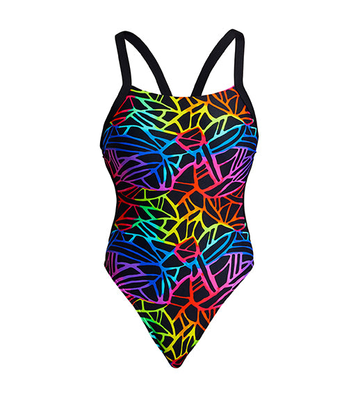Rainbow Web - Funkita Brace Free One Piece