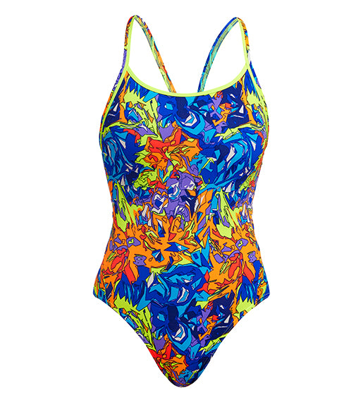 Mixed Mess - Funkita Diamond Back One Piece