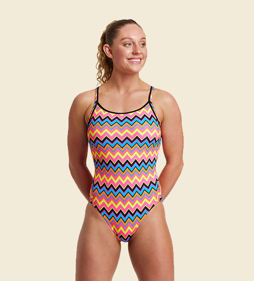 Ziggy Pop - Funkita Diamond Back One Piece