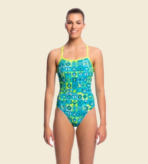 Lime Light - Funkita Single Strap One Piece