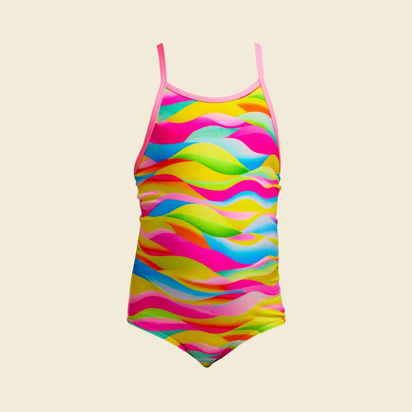 Maybe Wavy - Funkita Toddler Girls' Printed One Piece