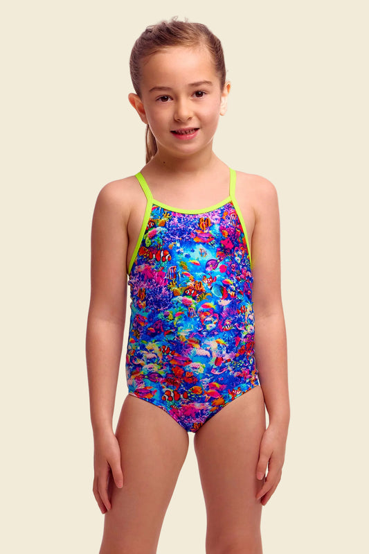 Sea Life - Funkita Toddler Girls' Printed One Piece