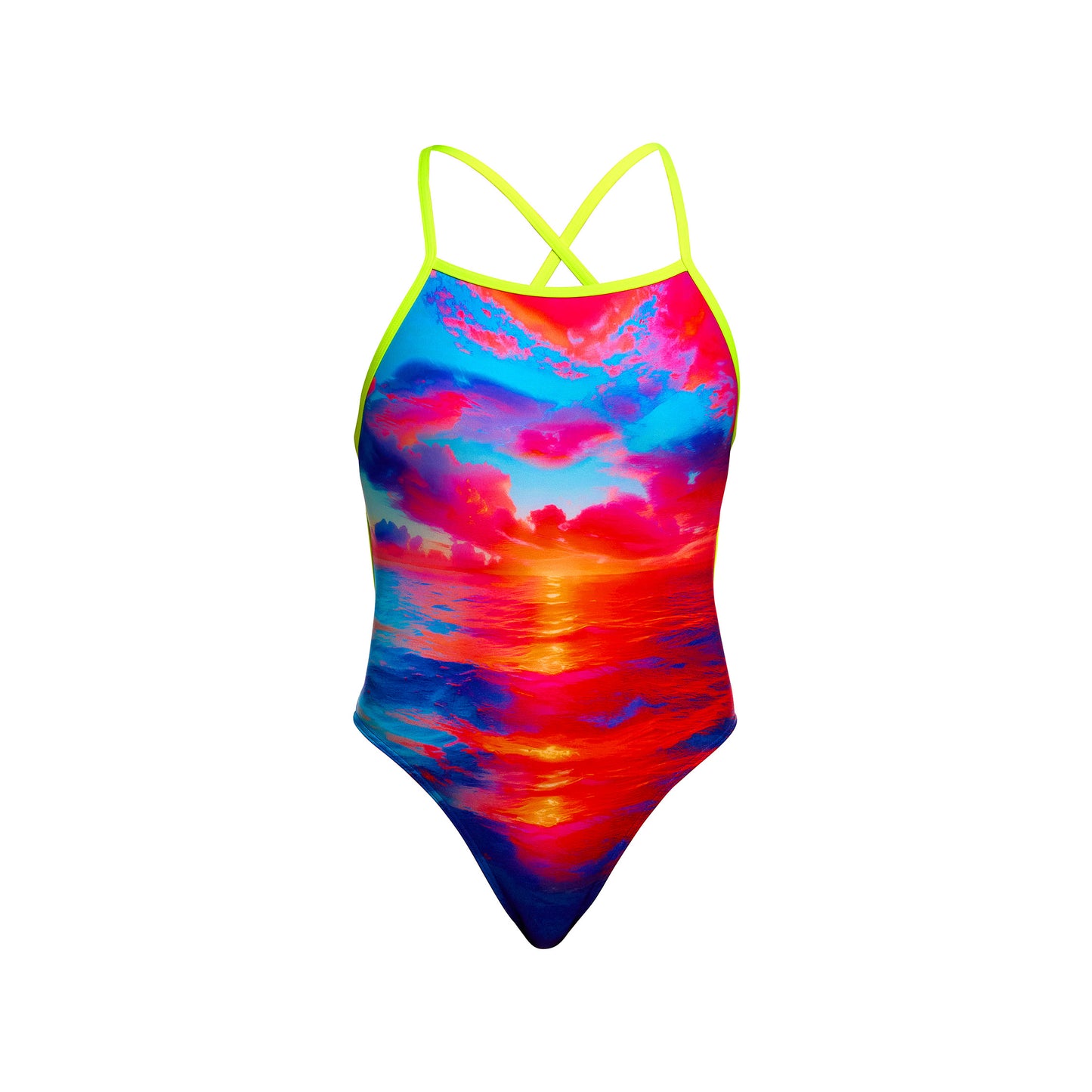 Sunset Delight - Funkita Tie Me Tight One Piece