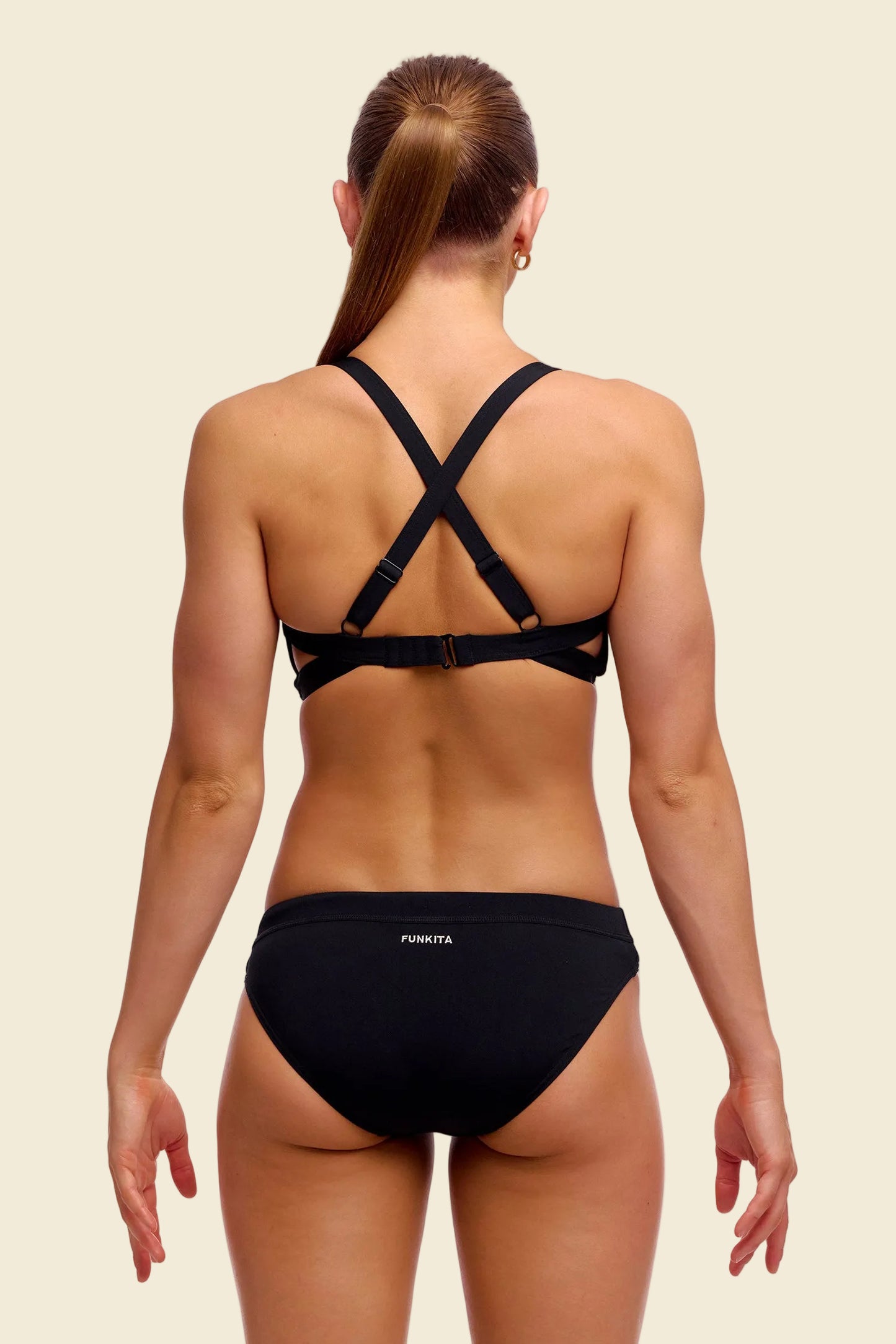 Still Black - Funkita Sports Swim Bikini Brief