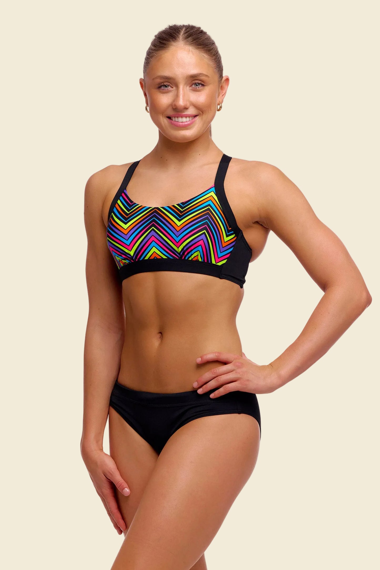 Still Black - Funkita Sports Swim Bikini Brief