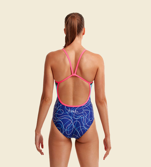 Lunchtime Dip - Funkita Single Strap One Piece