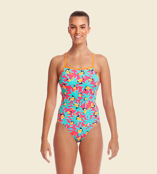 Toucan Tango - Funkita Single Strap One Piece