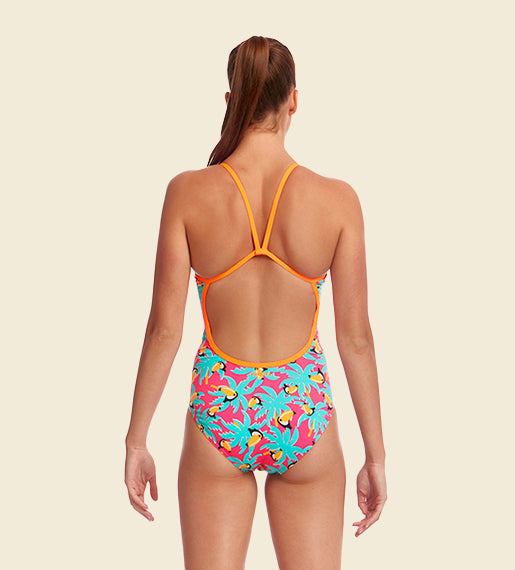 Toucan Tango - Funkita Single Strap One Piece
