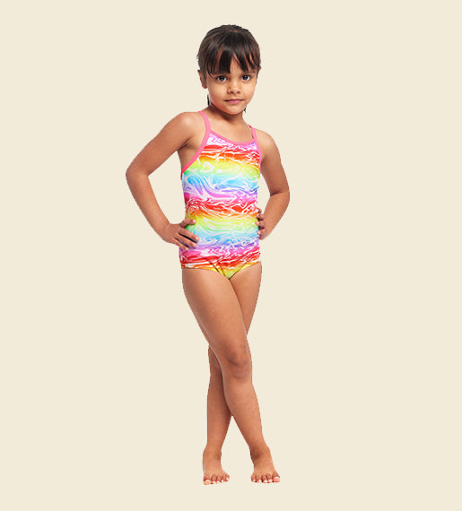 Lake Acid - Funkita Toddler Girls' Printed One Piece