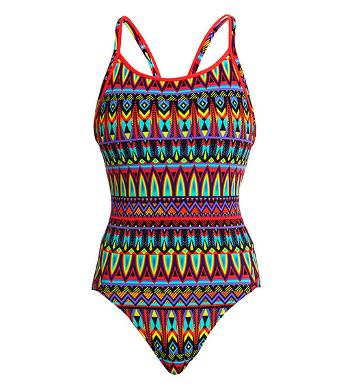 Fire Tribe - Funkita Diamond Back One Piece