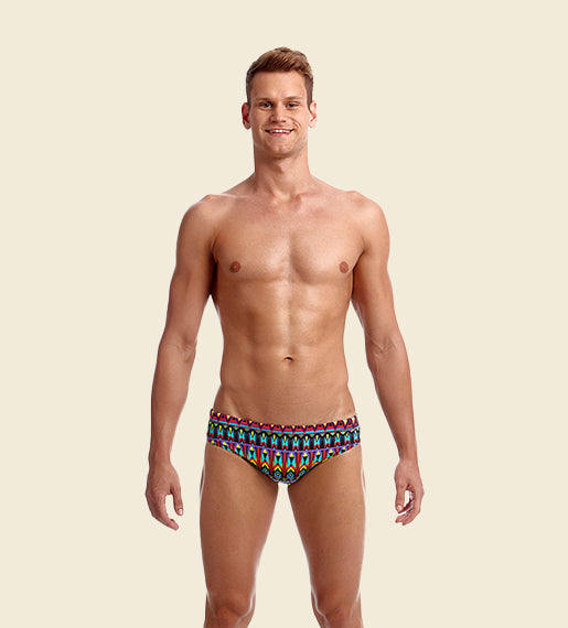 Fire Tribe - Funky Trunks Classic Swim Brief