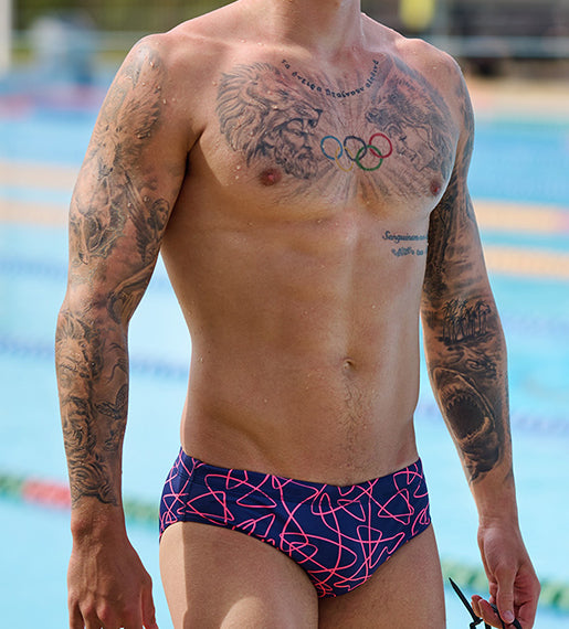 Serial Texter - Funky Trunks Classic Swim Brief
