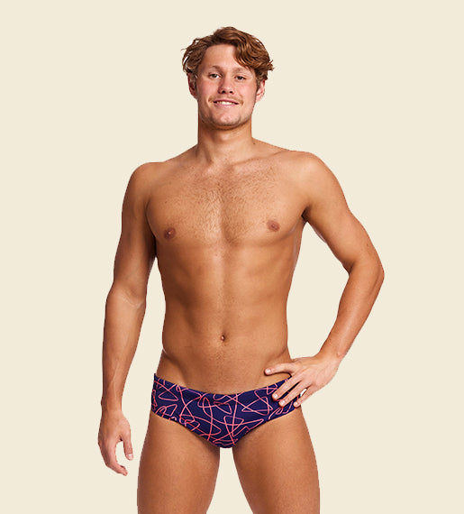 Serial Texter - Funky Trunks Classic Swim Brief