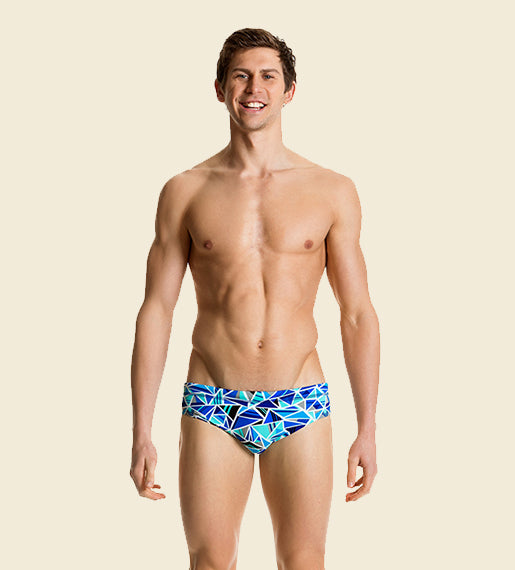 Shattered - Funky Trunks Classic Swim Brief