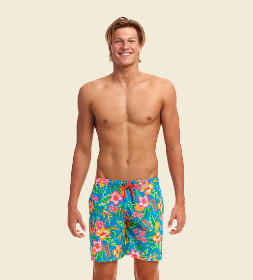 Blue Hawaii - Funky Trunks Long Johnny Beach Shorts