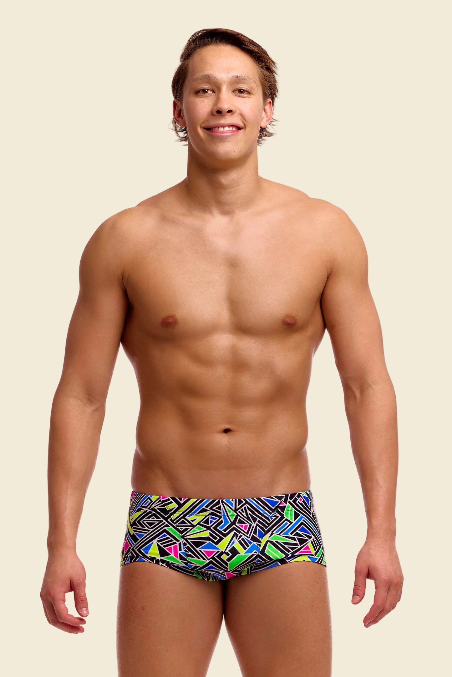 Bits Of Peace - Funky Trunks Classic Swim Trunks