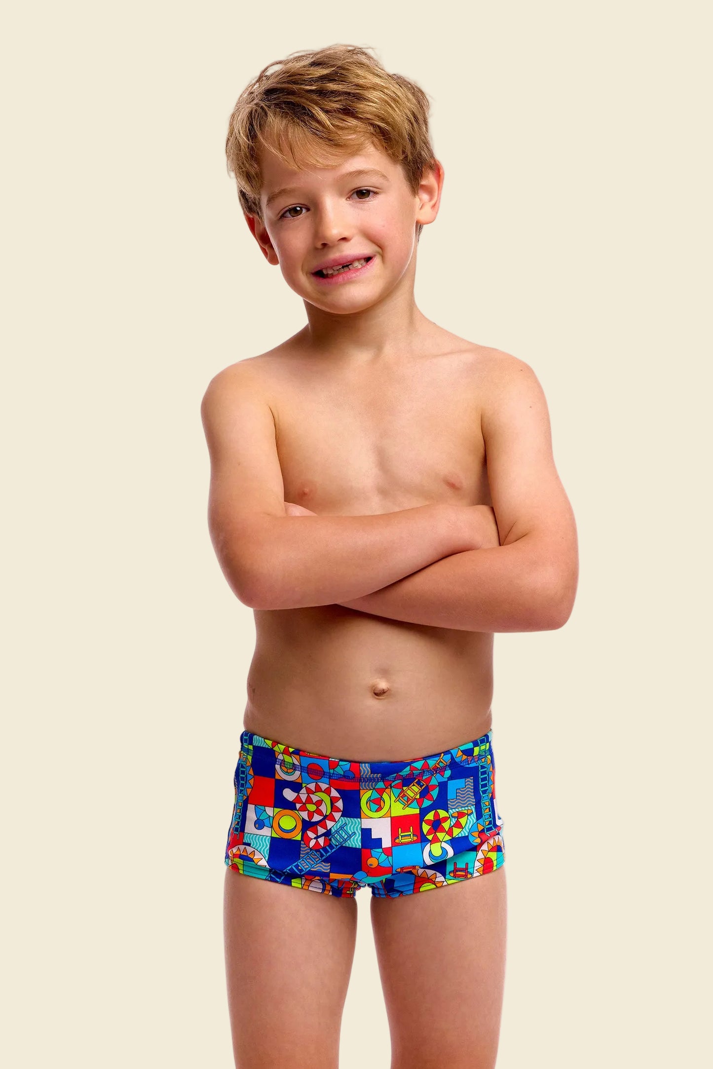 Bored Games - Funky Trunks Toddler Boys' Printed Trunks