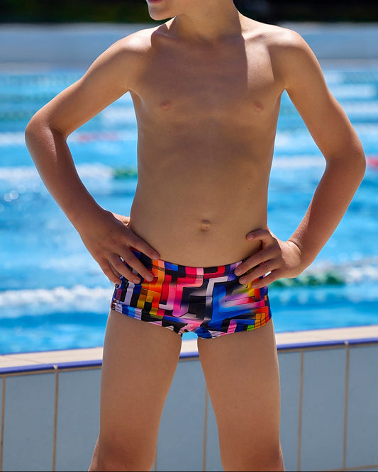 Putty Rules - Funky Trunks Toddler Boys' Printed Trunks