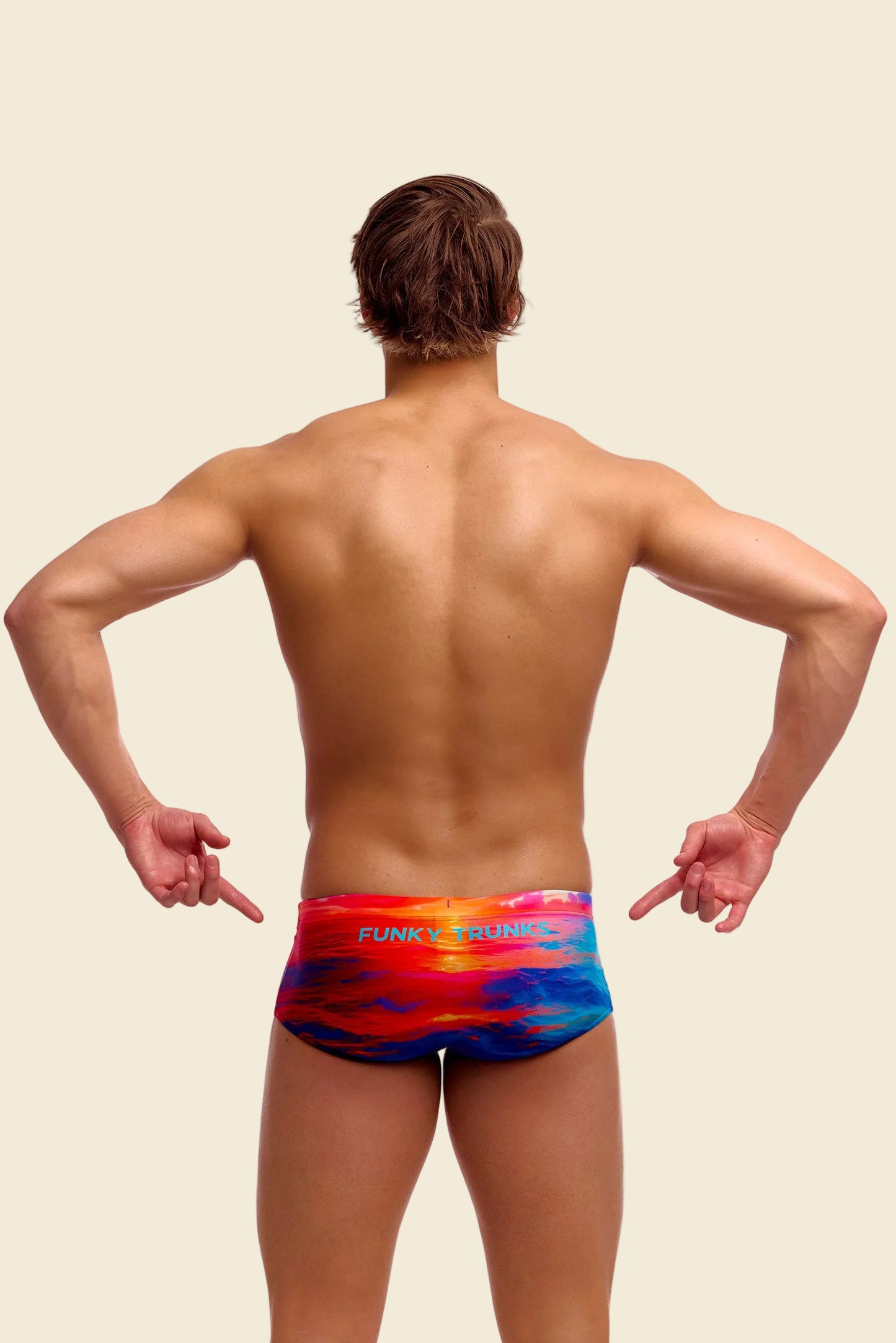 Sunset Delight - Funky Trunks Sidewinder Trunks