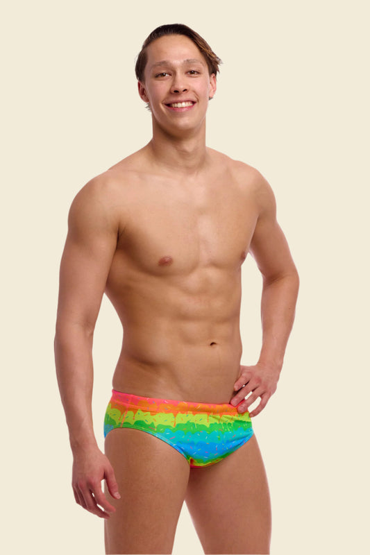 Melting Mayhem - Funky Trunks Classic Swim Brief