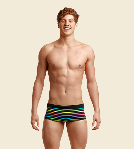 Bright Lights - Funky Trunks Sidewinder Trunks